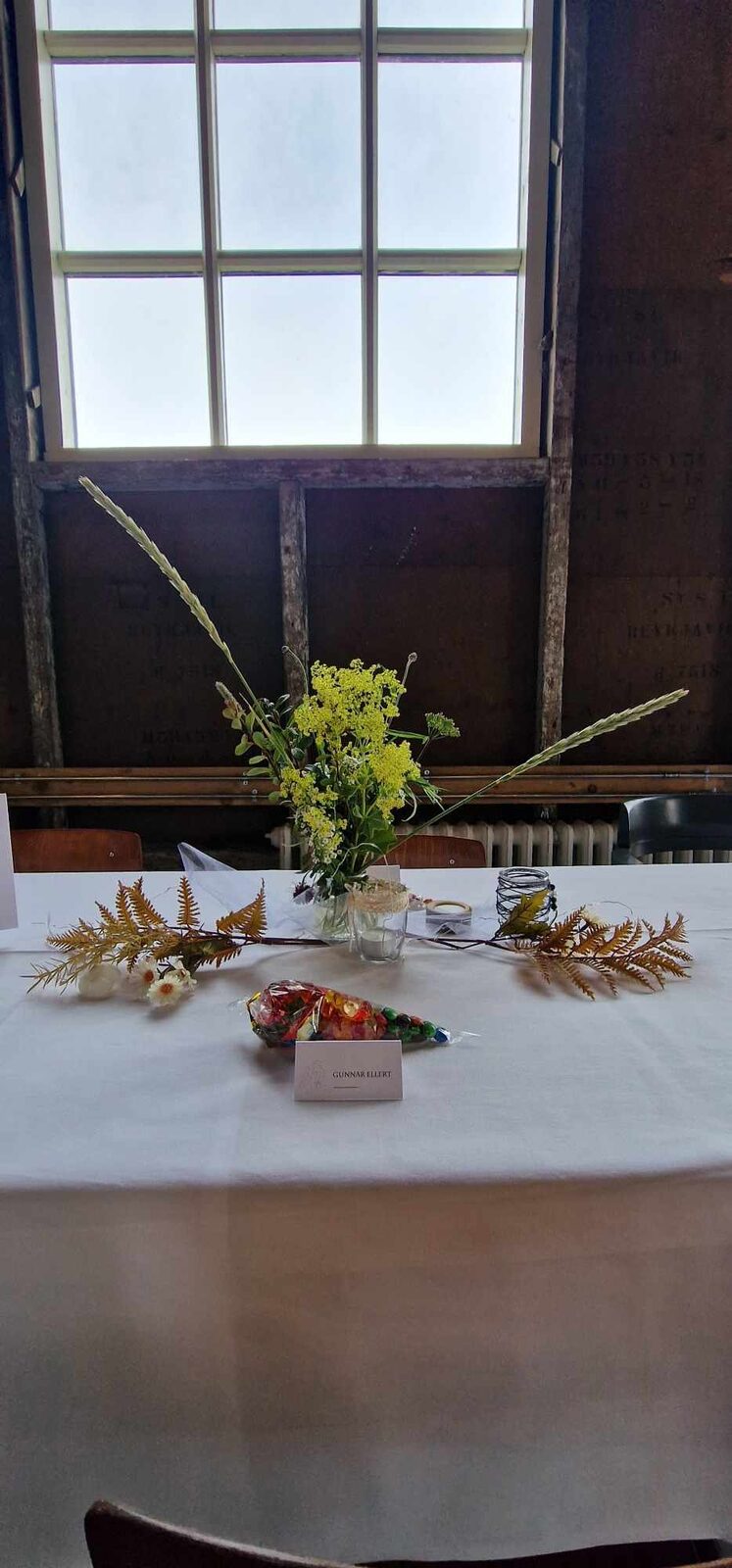 Table by the factory window at ÆGIR 220
